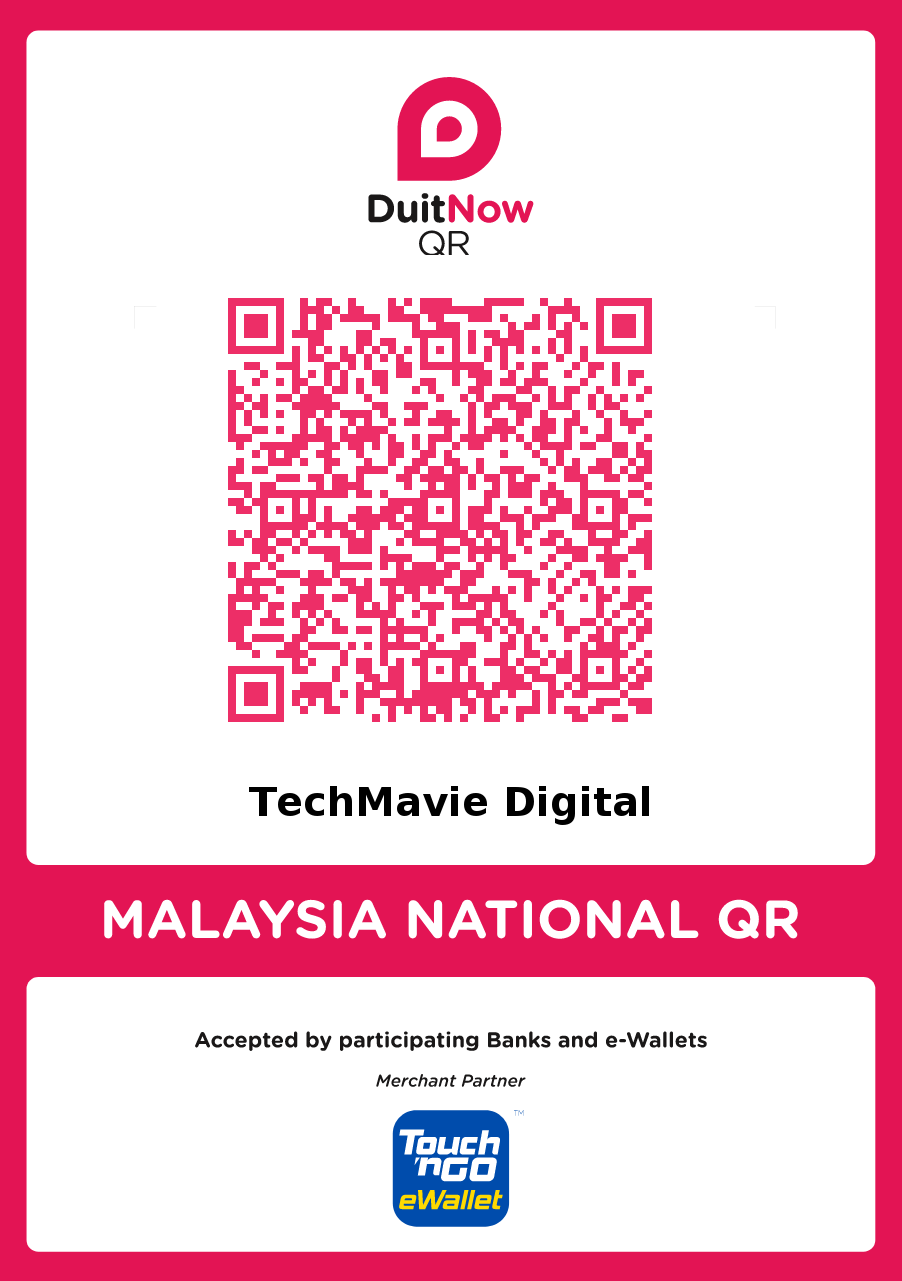 DuitNow QR code for TechMavie Digital